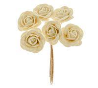 ETM Bomboniera Decorazioni Soffi Fiore 4 Cm Avorio 36 Pz