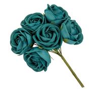 ETM Decoro Fiore Bomboniere 4 Cm Petrolio 12 Pz
