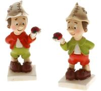 Etm Geppino Pinocchio Bomboniera Statuina 9 cm