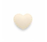 Etm Gesso Cuore Puntini Bianco 3 cm 12 pz