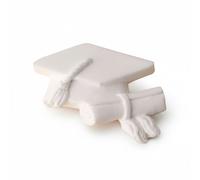 Etm Gesso Tocco Laurea Bianco 4 cm 12 pz