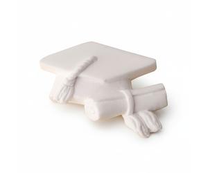 Etm Gesso Tocco Laurea Bianco 4 cm 12 pz