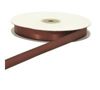 NASTRO NASTRI DOPPIO RASO LARGHEZZA 25 MM BOBINA ROTOLO LUNGHEZZA 50 METRI (MARRONE)