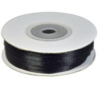 ETM Nastro Doppio Raso 3 Mm 50 Mt Nero