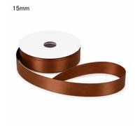 ETM Nastro Doppio Raso Colore Mocha Mousse 15 mm x 50 mt