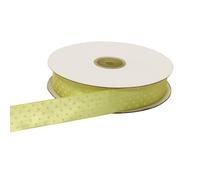 ETM Nastro Doppio Raso Pois 25 Mm 50 Mt Giallo