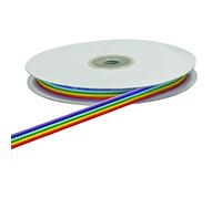 Subito disponibile Arcobaleno Nastro grossgrain 10 mm x 25 Metri