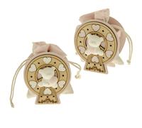ETM Portaconfetti Giostra Rosa H 8 Cm