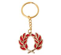 ETM Zama Portachiavi Alloro Laurea Rosso 4 Cm Gold 12 Pz
