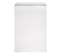 etmamu - 100 buste in PP, con chiusura adesiva a linguetta, formato DIN A5 (165 x 220 mm), 50 micrometri, colore trasparente