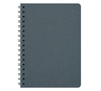 etmamu 640 Blocco note pro Blu Grigio A6, 60 fogli bianchi