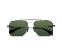 Etnia Barcelona Odell Occhiali Da Sole Unisex Argento Pilot Verde 60mm