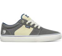 Etnies Barge LS - Look Classico da Skate, Silhoutte vulcanizzato Sottile, Colletto corazzato Pesante, Vulc Rinforzato, vestibilità Imbottita, Sneakers quotidiane 2025, Grigio, Blu Navy, 42 EU