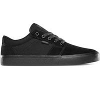 Etnies Barge LS - Look classico da skate, sottile vulcanizzato Silhoutte, robusto colletto corazzato, Vulc rinforzato - Colore Nero Dirty Wash - Taglia 8