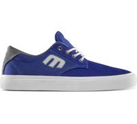 etnies Barge Plus - Performance Skate, Costruzione Rinforzata, Comfort Imbottito, Sneaker Quotidiane - Navy/Dark Grey/Blue - 37.5