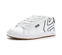 etnies Fader - Performance Skate, Costruzione Rinforzata, Comfort Imbottito, Sneaker Quotidiane - White/Navy - 45.5