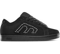 Etnies Kingpin - Scarpa da skateboard da uomo, classica, gonfia, sostenibile, confortevole e resistente, con soletta in EVA fustellata, nero/nero/argento, 5