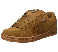 Etnies Kingpin - Stile Classico Heritage dello Skate con Look gonfiato di Tendenza, Cupsole Rinforzata, vestibilità Ammortizzata, Sneakers per Ogni Giorno - Brown/Gum/Gold - 47