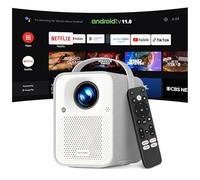 ETOE Proiettore Seal Proiettore Portatile con Certificato Android TV11.0 & Netflix, Proiettore 4K con Auto Focus & Keystone, 500 ANSI, mini proiettore con Prime Video, Disney+