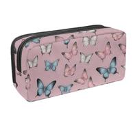 etoenbrc Astuccio per matite, sfondo giallo, con ciliegia, con cerniera, impermeabile, per ufficio, cancelleria, organizer per adolescenti, ragazze, adulti, studenti, Multicolore 8., Taglia unica,