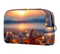 etoenbrc Beauty case viola con farfalle in crescita borsa da viaggio riutilizzabile borsa per cosmetici grande borsa da toilette per ragazze adolescenti donne 18,5 x 7,6 x 13 cm, Multicolore 3, Taglia