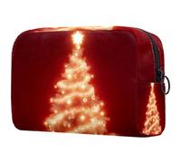 etoenbrc Beauty case viola con farfalle in crescita borsa da viaggio riutilizzabile borsa per cosmetici grande borsa da toilette per ragazze adolescenti donne 18,5 x 7,6 x 13 cm, Multicolore 7, Taglia