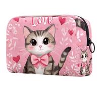 etoenbrc Blue Sea Lotus Dolphin - Borsa da viaggio riutilizzabile per cosmetici, grande, per ragazze e ragazze, 18,5 x 7,6 x 13 cm, Multicolore 7, Taglia unica