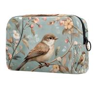 etoenbrc Borsa per il trucco con gallo rosso, borsa da viaggio riutilizzabile per cosmetici, borsa da toilette grande, per ragazze e donne, 18,5 x 7,6 x 13 cm, Multicolore 10., Taglia unica