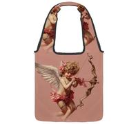 etoenbrc Borsa tote in tela con Cupido P per donne, borsa a tracolla borsa casual tote per viaggi, lavoro, shopping, Multicolore 2., Taglia unica