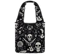 etoenbrc Borsa tote in tela con Dark Punk C per donne, borsa a tracolla borsa casual tote per viaggi, lavoro, shopping, Multicolore 8, Taglia unica