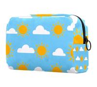etoenbrc Kite Pig - Trousse da viaggio per trucchi, riutilizzabile, grande, per ragazze, adolescenti, donne, 18,5 x 7,6 x 13 cm, Multicolore 8., Taglia unica