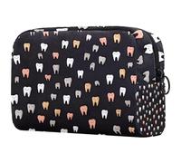 etoenbrc Little Puppy Paws, borsa da viaggio riutilizzabile per cosmetici, borsa per cosmetici, borsa da toeletta per adolescenti, ragazze, donne, 18,5 x 7,6 x 13 cm, Multicolore 7, Taglia unica