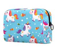 etoenbrc Little Puppy Paws, borsa da viaggio riutilizzabile per cosmetici, borsa per cosmetici, borsa da toeletta per adolescenti, ragazze, donne, 18,5 x 7,6 x 13 cm, Multicolore 6., Taglia unica