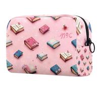 etoenbrc Magic Books - Borsa per il trucco con stelle, borsa da viaggio riutilizzabile per cosmetici, borsa da toilette per ragazze e ragazze, 18,5 x 7,6 x 13 cm, Multicolore 4., Taglia unica