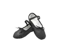 Etoile Arise Bambina S0209G per Bloch Scarpe da Mezza Punta Principianti Suola Intera Pelle Sport Danza Classica Ballerina Relax Saggio Studenti Piede Ballo Fibre Insegnante (Nero Pianta C, 1.5)