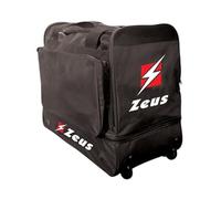 Etoile Borsa Mini Star Trolley per Zeus Sport Tracolla Regolabile Ampio Scomparto Principale Allenamento Fitness Palestra Borsone Fondo Rigido Ruote Trasporto (Nero, H 47 x L 51 x P 31 cm)