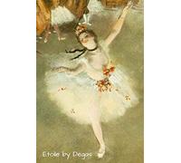 Etoile by Degas: Beautiful image of a Prima Ballerina. Painting by the great impressionist artist Edgar Degas. This stunning Journal is for writing in ... for women, girls, dancers and art teachers