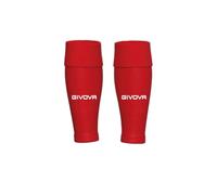 Etoile Calza Tubolare C063 per Givova Sport Calcio Calcetto Calzino Calzini Football Relax Tempo Libero Free Time Calze Calzettoni Calzettone Fitness Allenamento (Rosso, Senior)