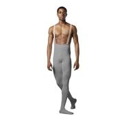 Etoile Calzamaglia da Uomo Lunghezza Intera con Piede MP001 per Bloch Sport Danza Classica Ballo Ballerino Relax Balletto Saggio Prove Esibizioni Allenamento Pantalone (Grigio, M)