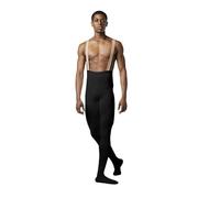 Etoile Calzamaglia da Uomo Lunghezza Intera con Piede MP001 per Bloch Sport Danza Classica Ballo Ballerino Relax Balletto Saggio Prove Esibizioni Allenamento Pantalone (Nero, L)