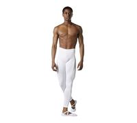 Etoile Calzamaglia da Uomo Lunghezza Intera MP002 per Bloch Sport Danza Classica Ballo Ballerino Relax Balletto Saggio Prove Esibizioni Allenamento Pantalone (Bianco, M)