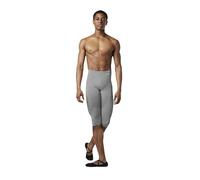 Etoile Calzamaglia da Uomo per Prove Lunga al Ginocchio MP003 per Bloch Sport Danza Classica Ballo Ballerino Relax Balletto Saggio Prove Esibizioni Allenamento Pantalone (Grigio, M)
