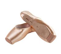 Etoile ETU S1160LTHM per Bloch Scarpette da Punta Punte Sport Danza Classica Saggio Prova Spettacolo Ballo Insegnante Nastri Ballerina Relax Tallone Palestra Fitness (Rosa Pianta 4X, 7)
