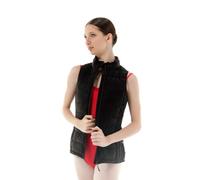 Etoile Gilet Smanicato Cloud Vest per Grishko CV001 Imbottito Danza Classica Saggio Sport Accessorio Relax Fitness Palestra Allenamento Prove Ballerina Ballerini Sbarra (Nero, M)