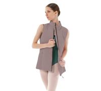 Etoile Gilet Smanicato Cloud Vest per Grishko CV001 Imbottito Danza Classica Saggio Sport Accessorio Relax Fitness Palestra Allenamento Prove Ballerina Ballerini Sbarra (Coffee, 8-10 Anni)