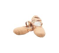 Etoile Performa S0284L per Bloch Scarpe da Mezza Punta Morbide Leggere Tela Elasticizzata Suola Spezzata Sport Danza Classica Ballerina Relax Saggio Prova Piede Ballo (Sand Pianta C, 2)