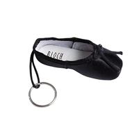 Etoile Portachiavi A0604M per Bloch con Scarpa in Miniatura Accessorio Perfetto Idea Regalo Piccola Graziosa Sport Danza Classica Ballerina Relax Ballo Borsa Accessori (Nero, L 8 x W 2.5 cm)