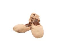 Etoile PRO Elastic S0621L per Bloch Scarpe da Mezza Punta in Tela con Elastici Sport Danza Classica Ballerina Relax Saggio Prova Spettacolo Collo Piede Ballo Insegnante (Light Sand Pianta C, 2.5)