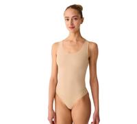 Etoile Sottobody Elasticizzato Modello a Canotta con Spallina Larga per Pridance 118 Ginnastica Ritmica Scollo Tondo Anteriore e Posteriore Ballo Danza Relax Esibizione (Nudo, 12 Anni)