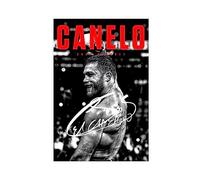 ETOMEY Poster con stampe artistiche motivazionali di Canelo Saul Alvarez, boxe, poster estetico su tela, decorazione per camera da letto, ufficio, camera da letto, regalo, senza cornice, 30 x 45 cm